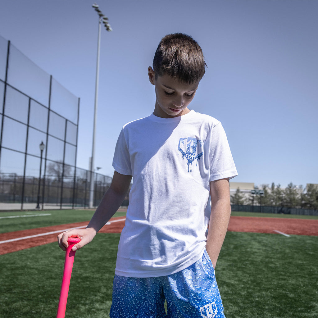 Rain Delay Youth Tee - White