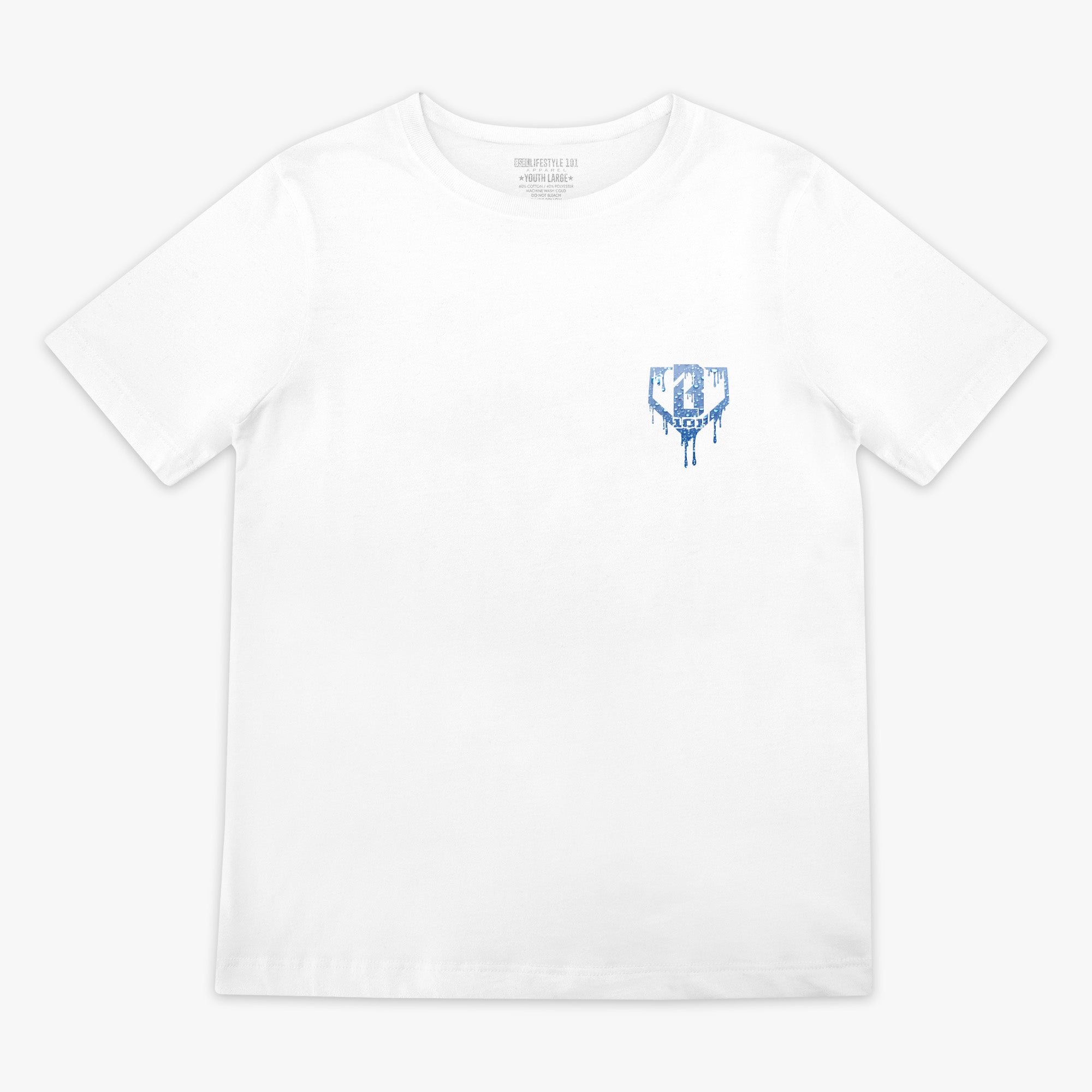 Rain Delay Youth Tee - White - Baseball Lifestyle 101