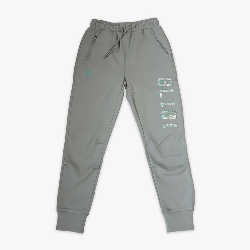 Gray Realtree Aspect Diamond Relaxed Fit Camo joggers — front view