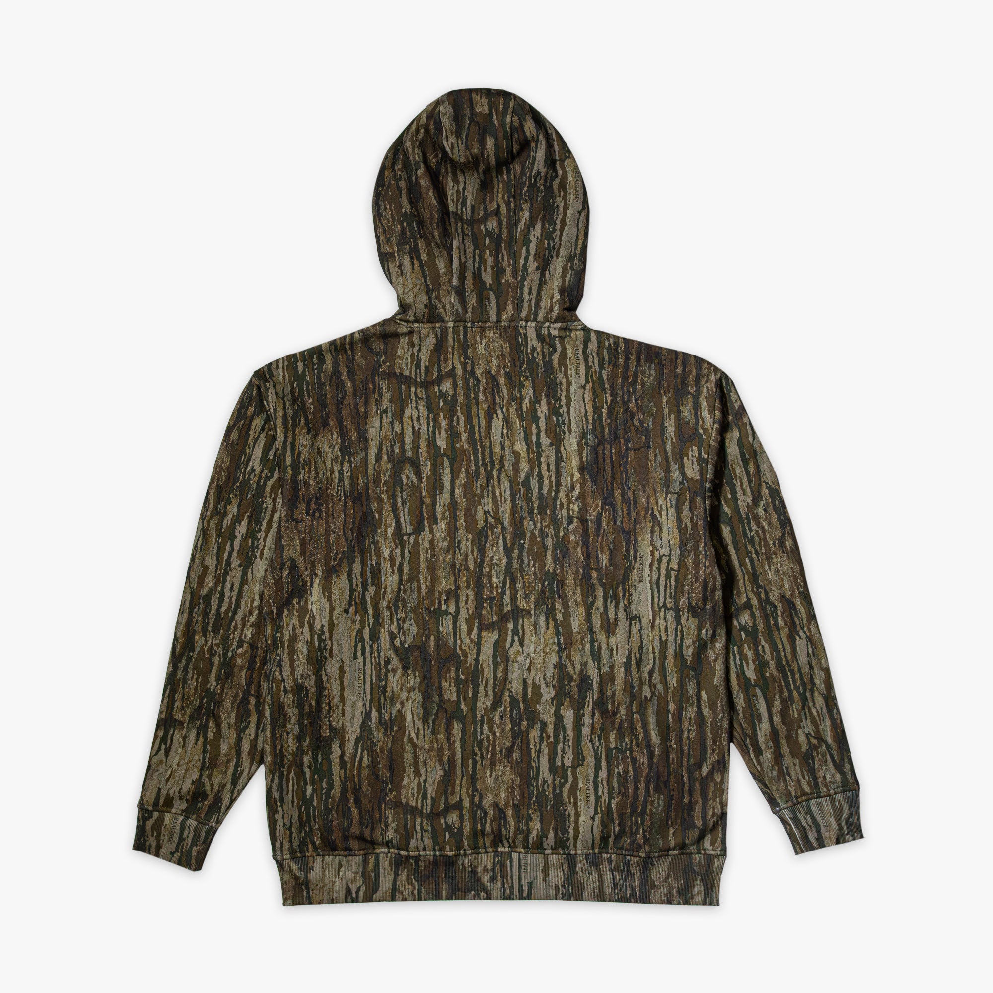 Camouflage hoodie on a white background