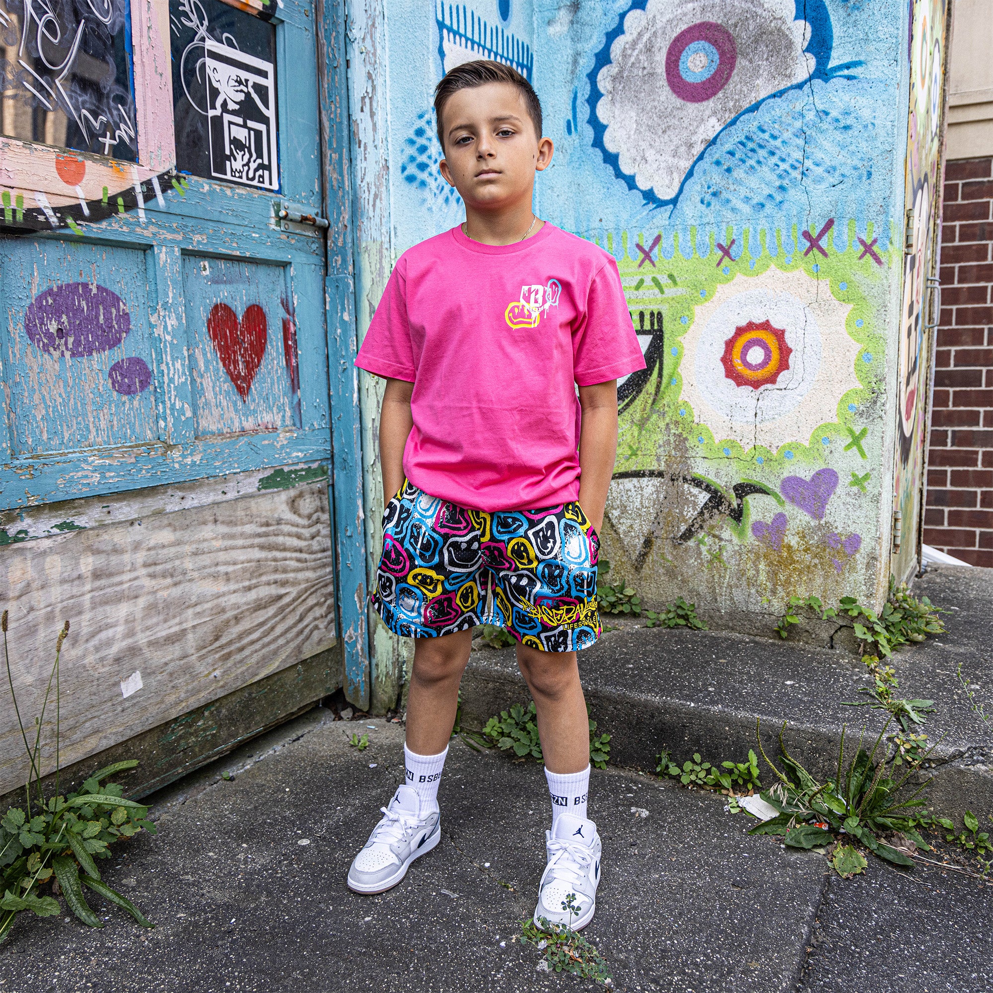 Smiley Slugger Youth Tee - Baseball Lifestyle 101