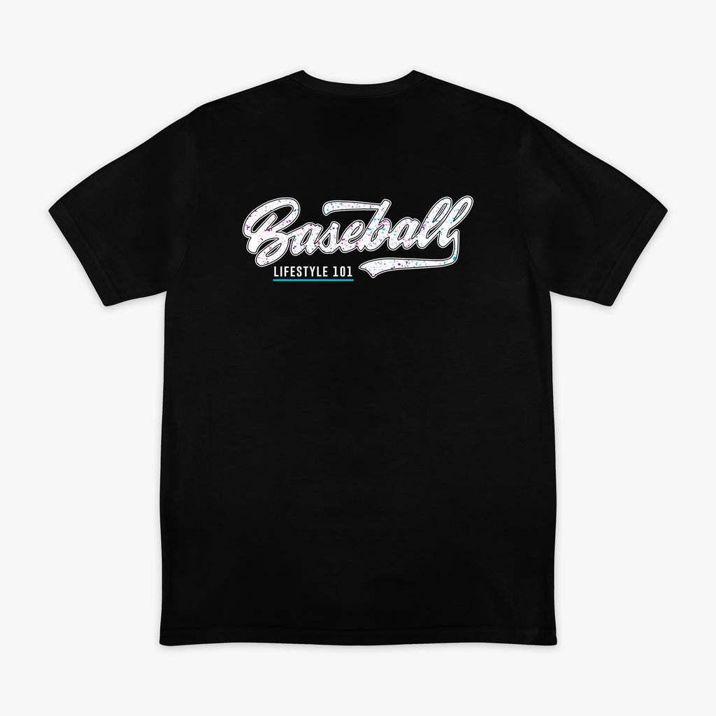 Splatter Tee - Black/White