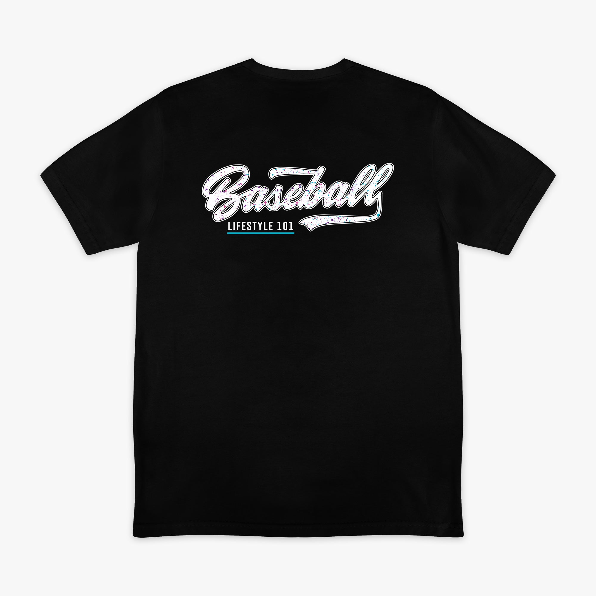 Splatter Tee - Black/White