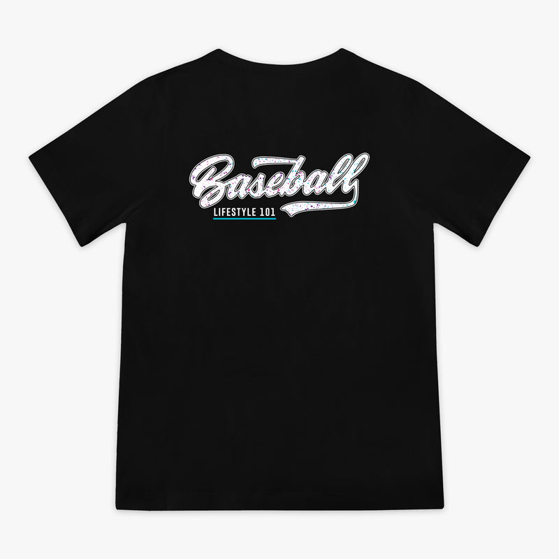 Splatter Youth Tee - Black/White
