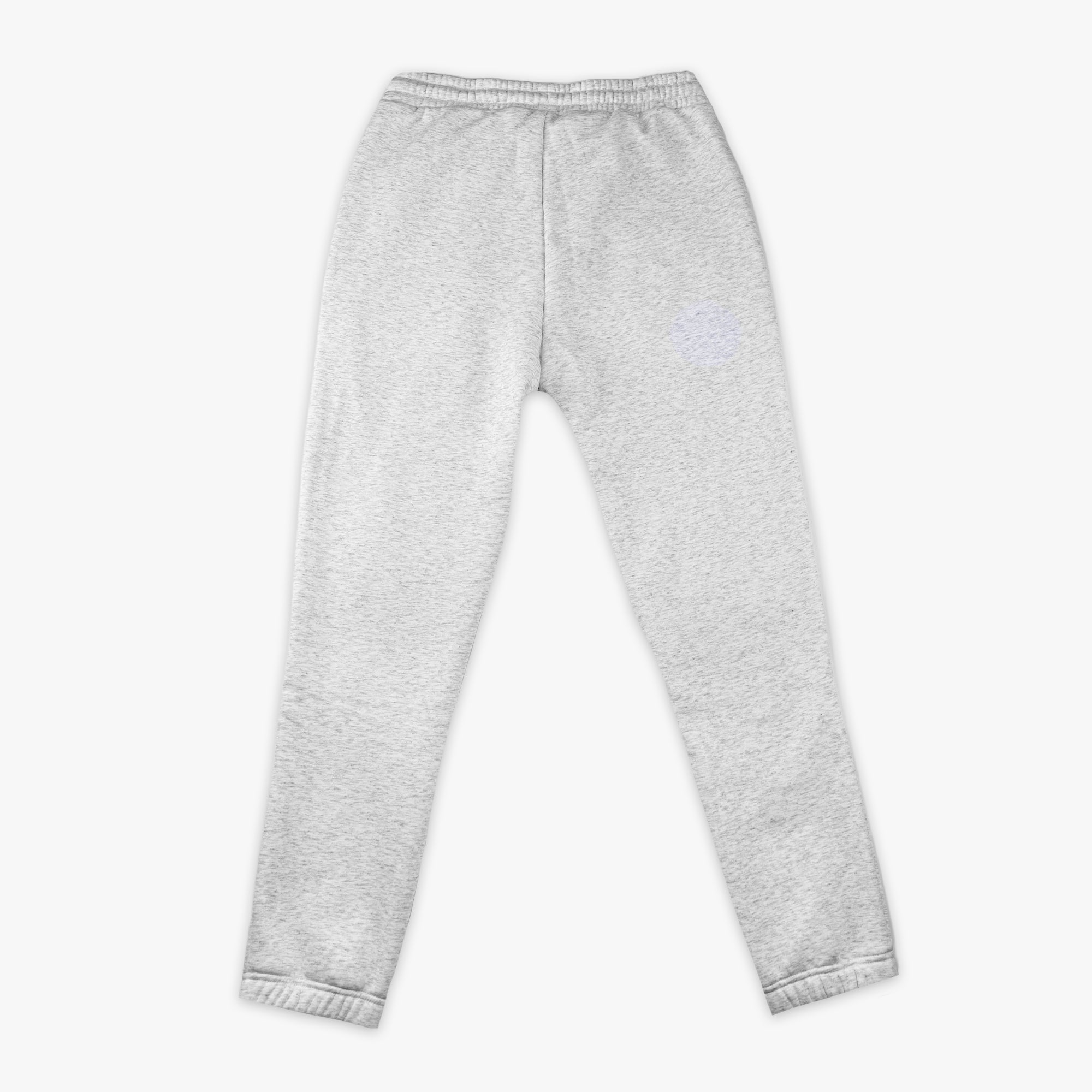 Gray sweatpants on a white background