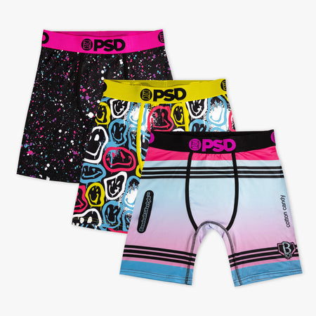 BL101 X PSD Sundae Bomber 3-Pack Underwear - Baseball Lifestyle 101