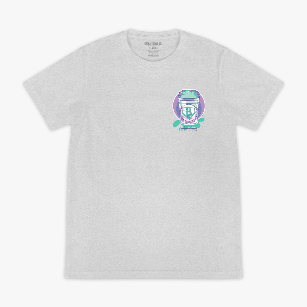 Sweet Spot Galaxy Grape graphic tee — front view