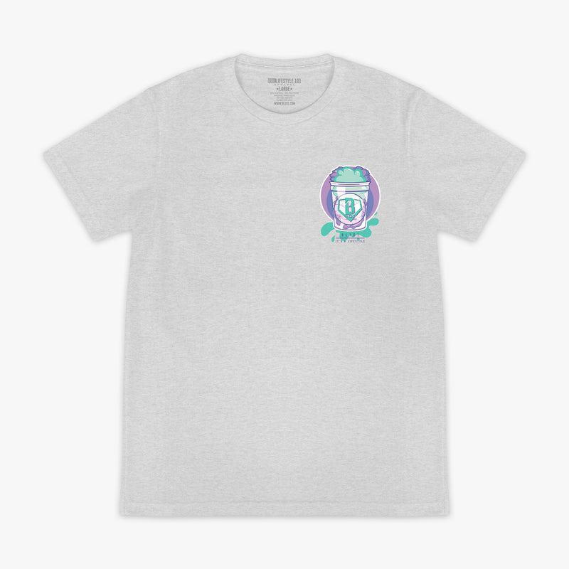Sweet Spot Galaxy Grape graphic tee — front view