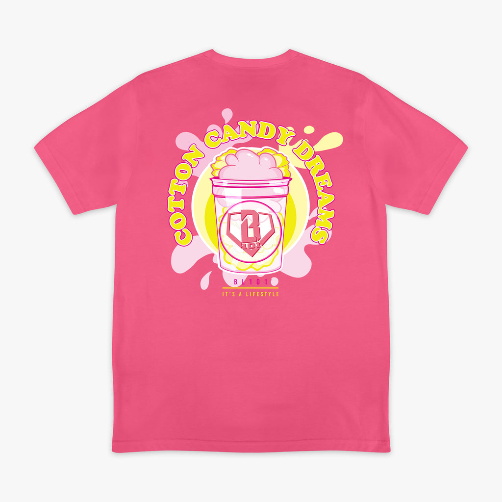 Sweet Spot Pink Lemonade graphic tee — back view