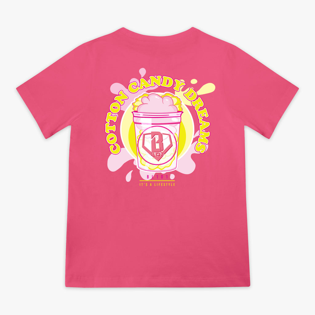 Sweet Spot Pink Lemonade youth graphic tee — back view