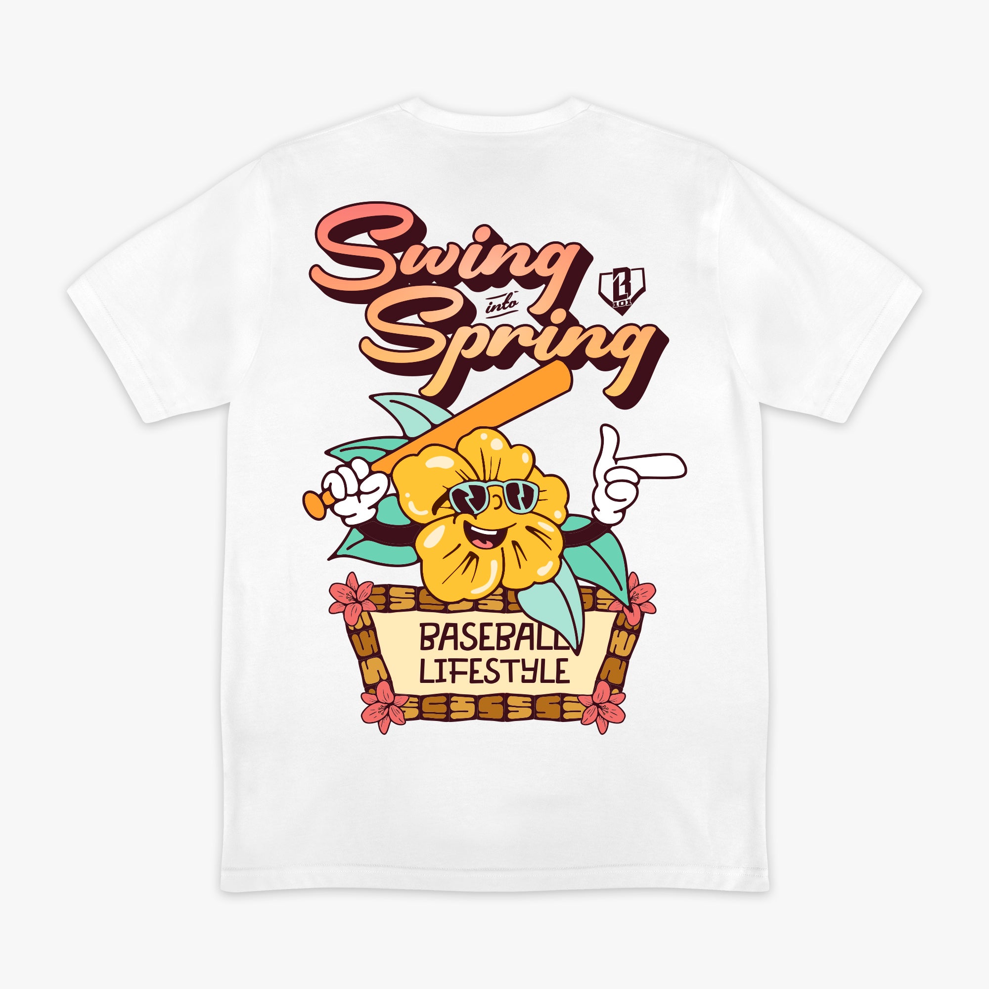 Swing Into Spring Tee - Baseball Lifestyle 101