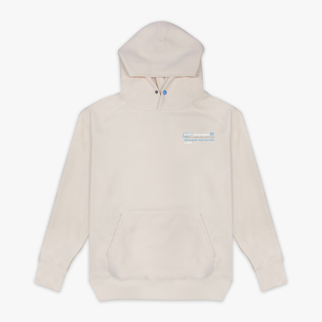 Yellow Time 2 Shine Icons Bone hoodie — front view