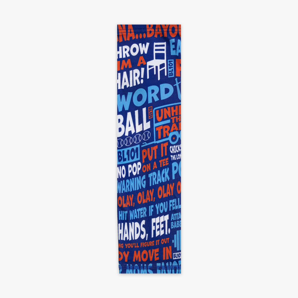 Multi-Color Trash Talk Youth youth arm sleeve — front view