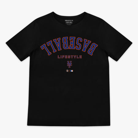 New York Mets Upside Down Youth Tee - Baseball Lifestyle 101