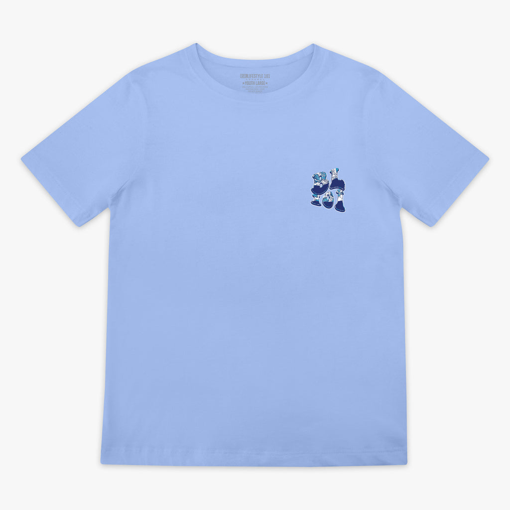 Wave Youth Tee - Cotton Candy Blue