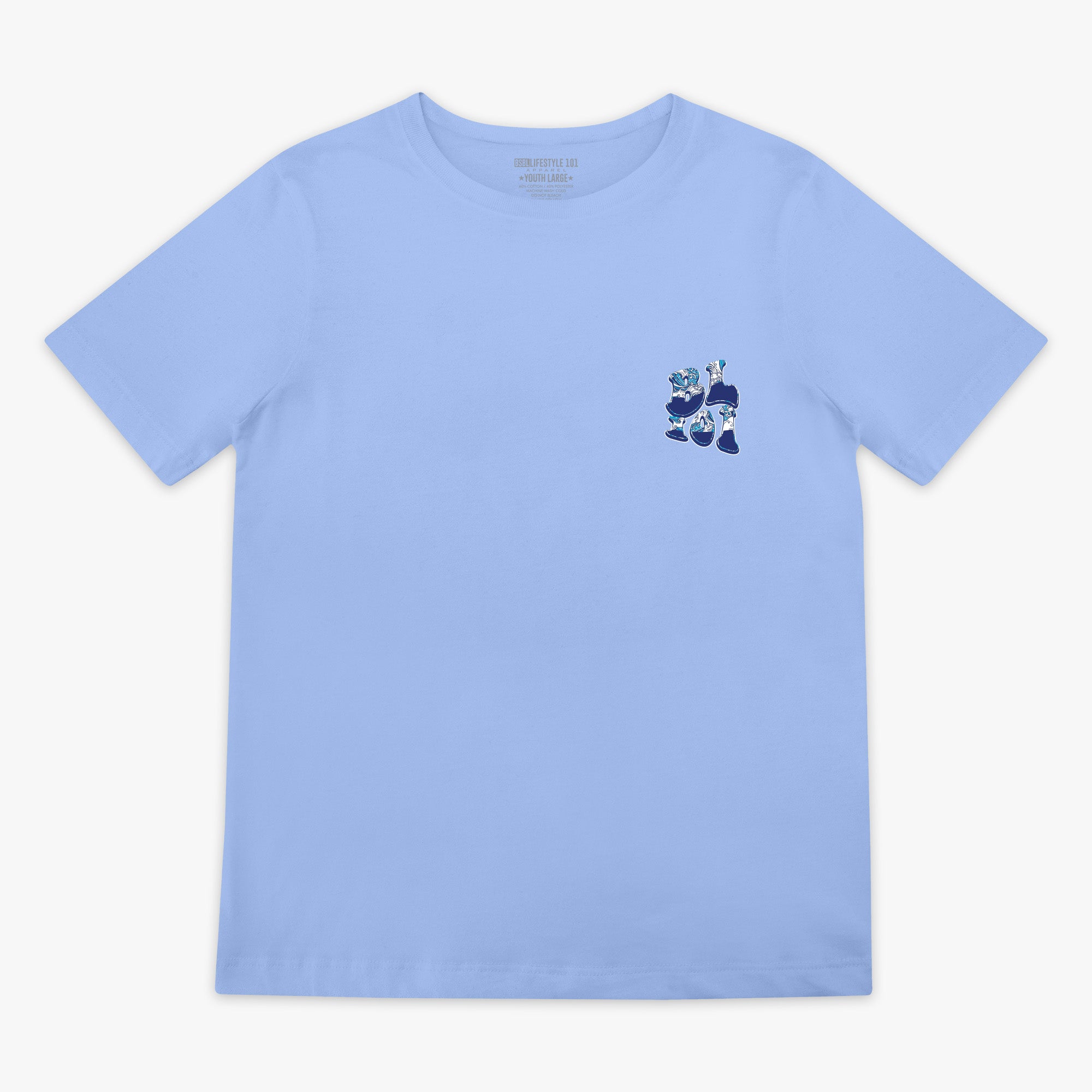 Wave Youth Tee - Cotton Candy Blue