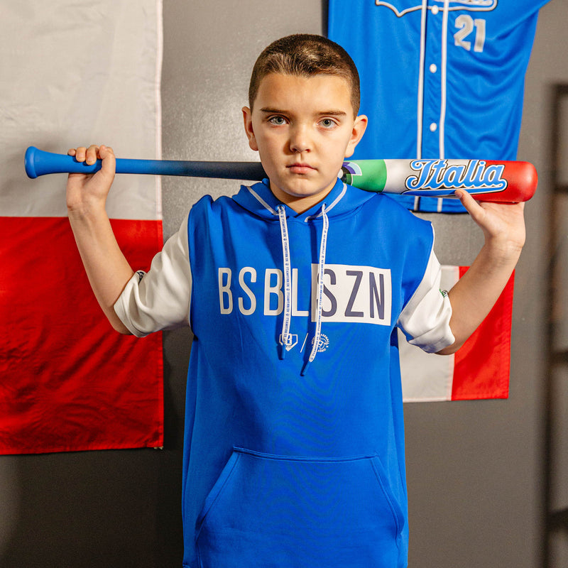 BSBL-SZN Youth Short Sleeve Hoodie V3 - Italy