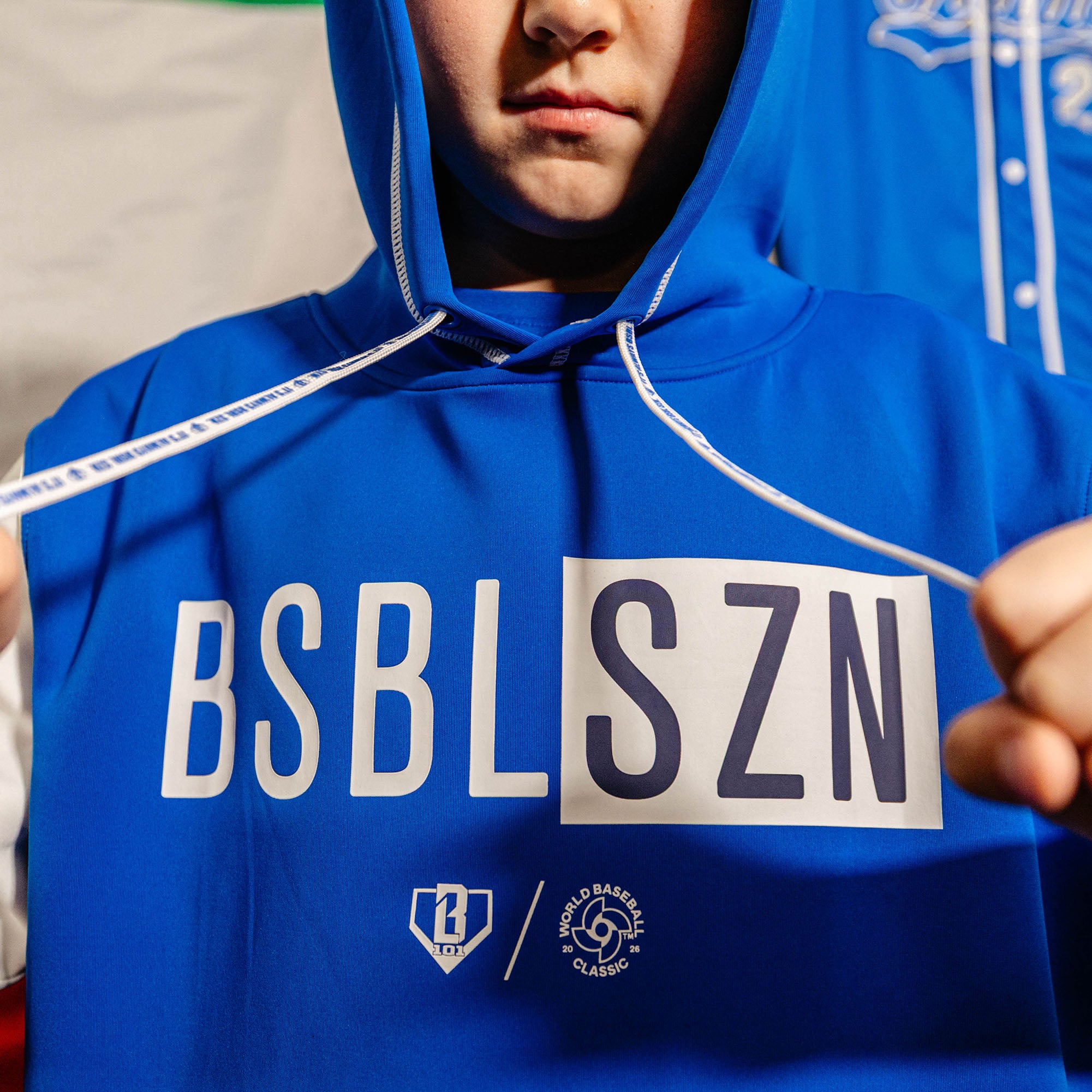 BSBL-SZN Youth Short Sleeve Hoodie V3 - Italy - Baseball Lifestyle 101