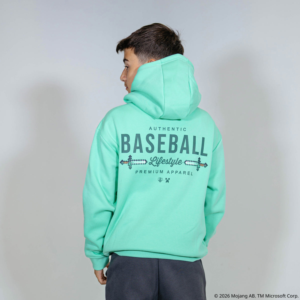 BL101 X Minecraft Diamond Sword Authentic Youth Hoodie