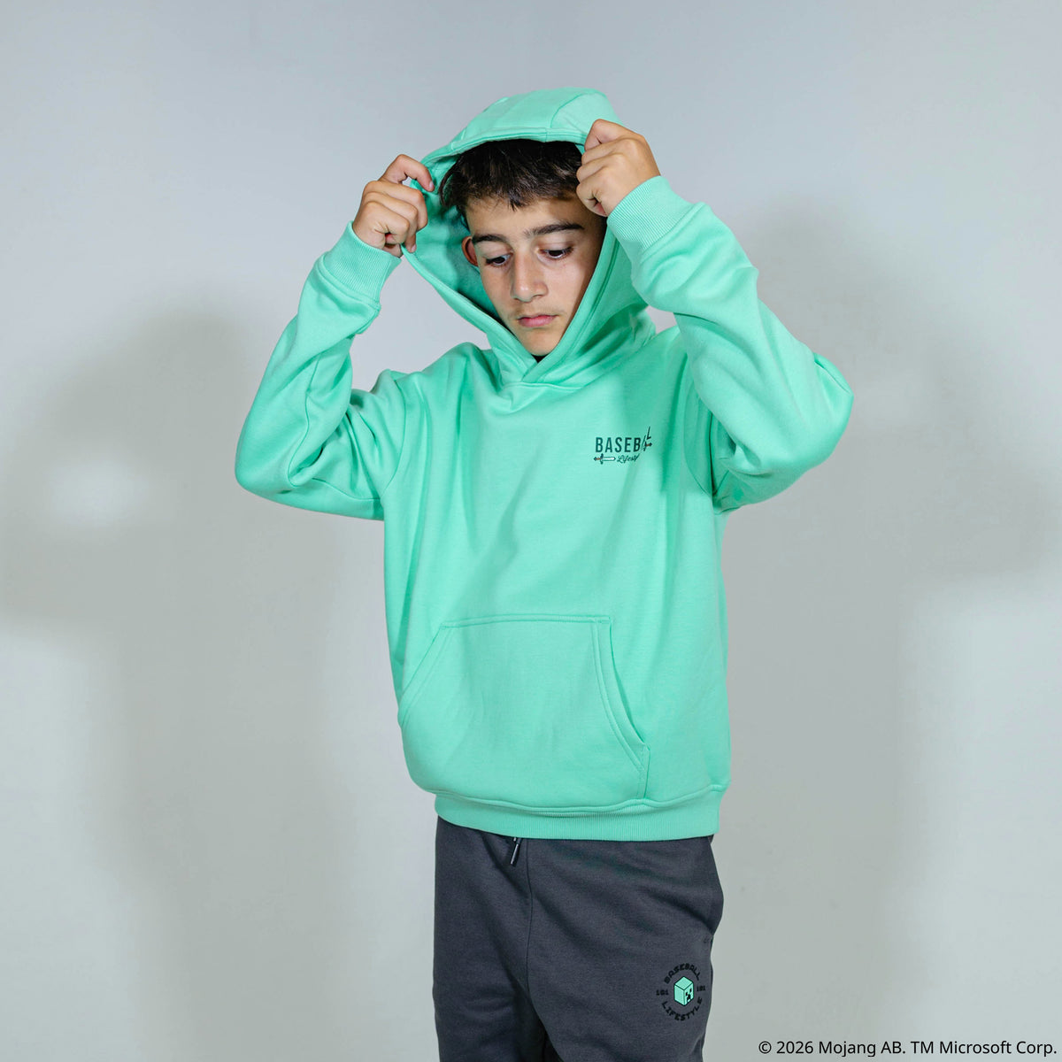 BL101 X Minecraft Diamond Sword Authentic Youth Hoodie
