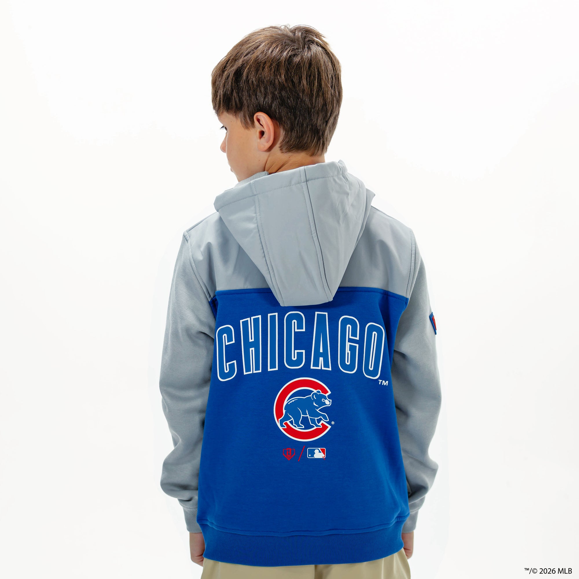 シカゴ.カブス　ブルゾン他　男の子　160サイズ Chicago Cubs Color Block Youth Quarter Zip - Baseball Lifestyle 101