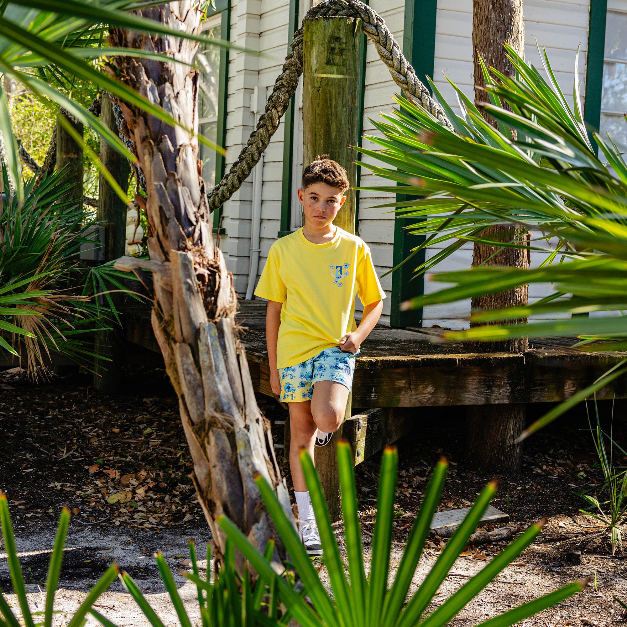 トップス house on the hill L/S Tee yellow flower Field Of Flowers Youth Tee - Baseball Lifestyle 101