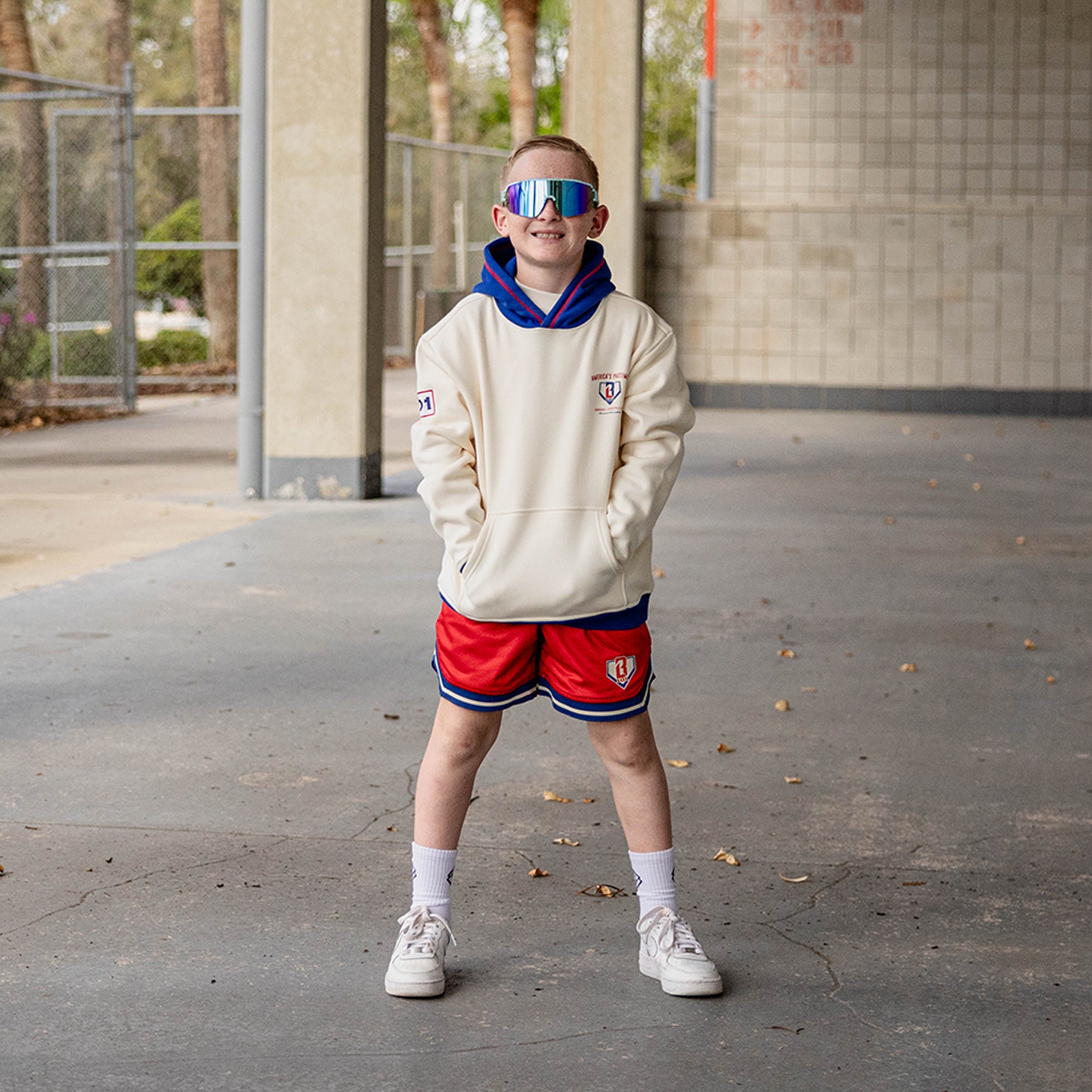 Stadium Youth Hoodie - Bone - Baseball Lifestyle 101