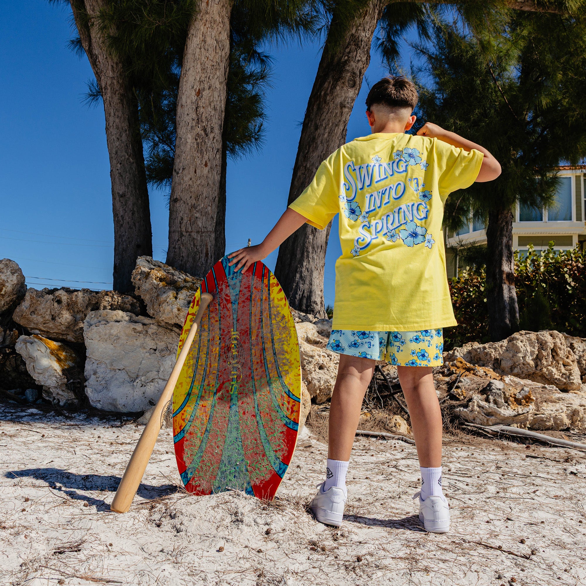 Field Of Flowers Youth Tee - Baseball Lifestyle 101