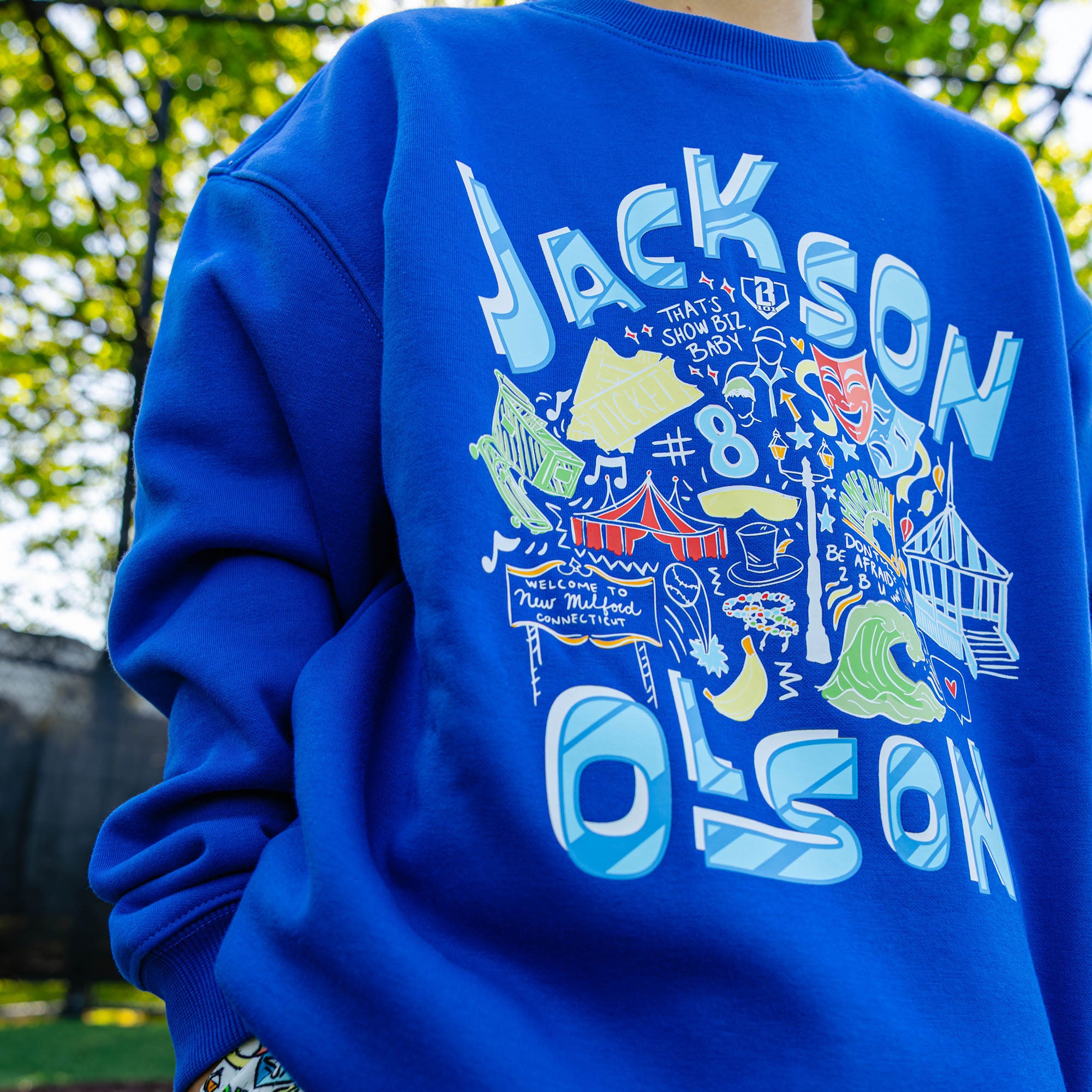 Jackson Olson Hometown Youth Crewneck - Baseball Lifestyle 101