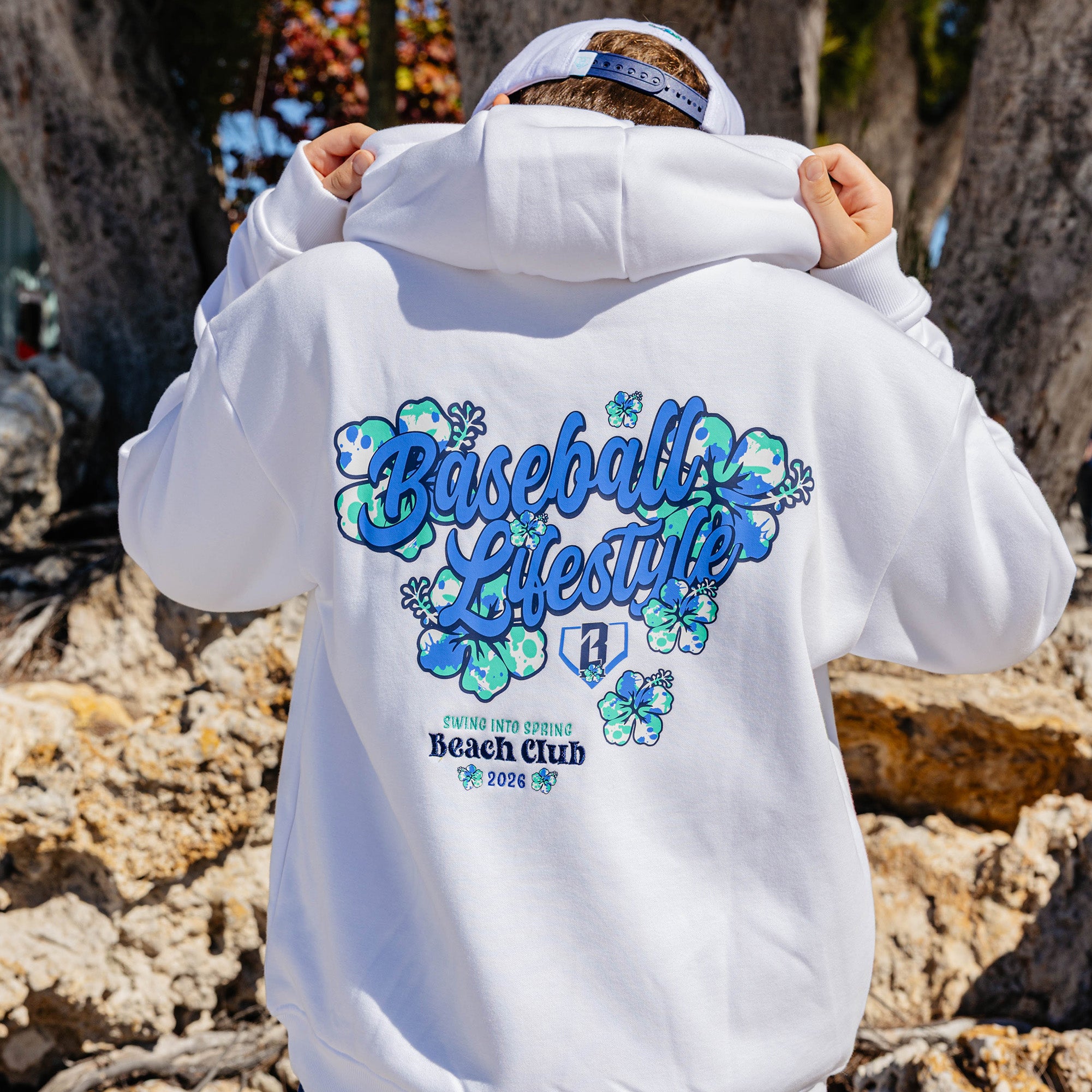 Petal Play Beach Club Youth Hoodie - Baseball Lifestyle 101