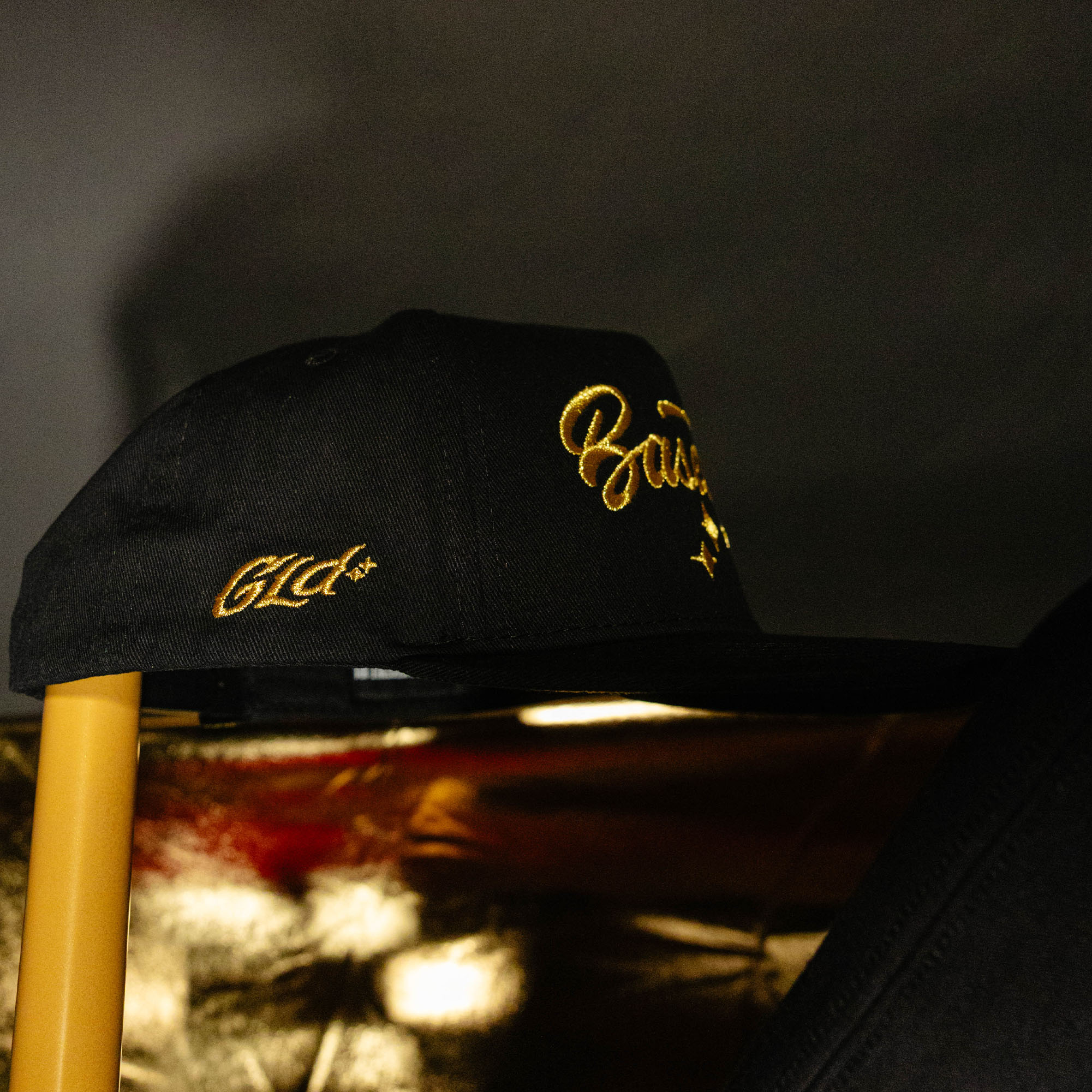 Black Built For the Diamond youth hat — back view