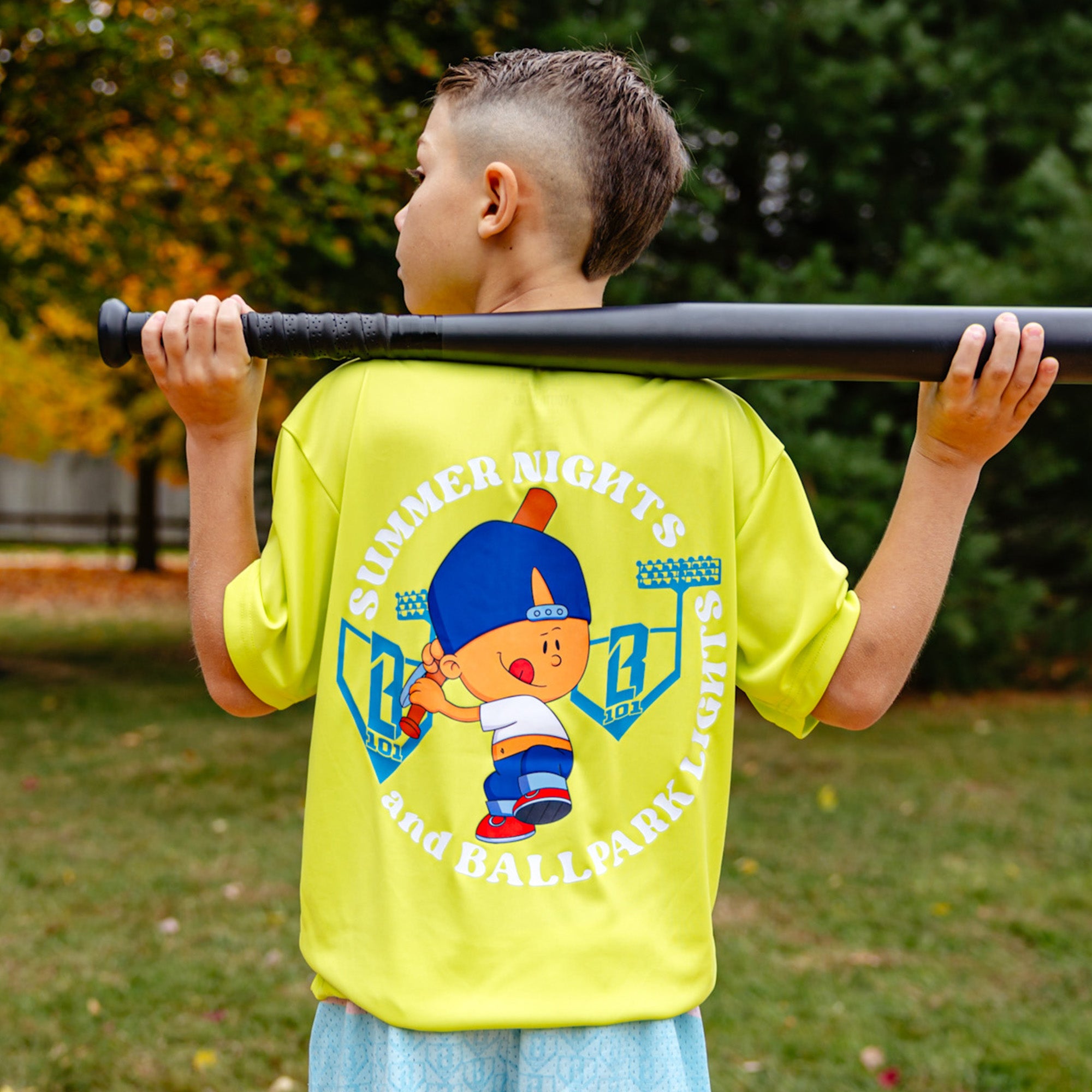 Ballpark Lights Athletic Youth Tee – Baseball Lifestyle 101