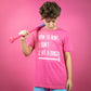 How to Bunt Tee - Pink/White