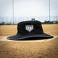 black bucket hat, baseball bucket hat