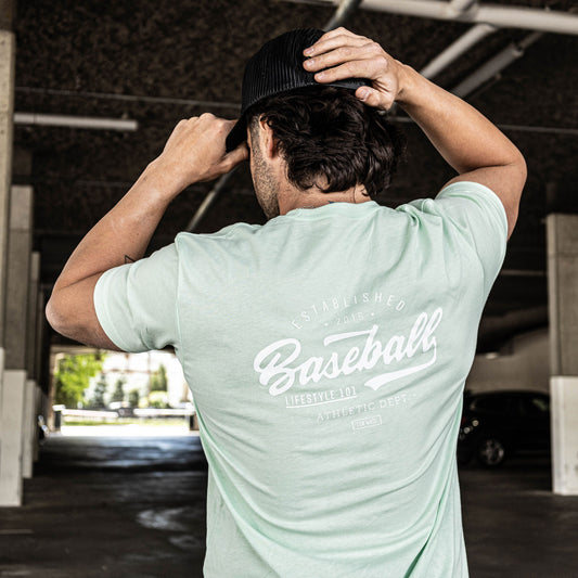 Established Youth Tee - Mint/White