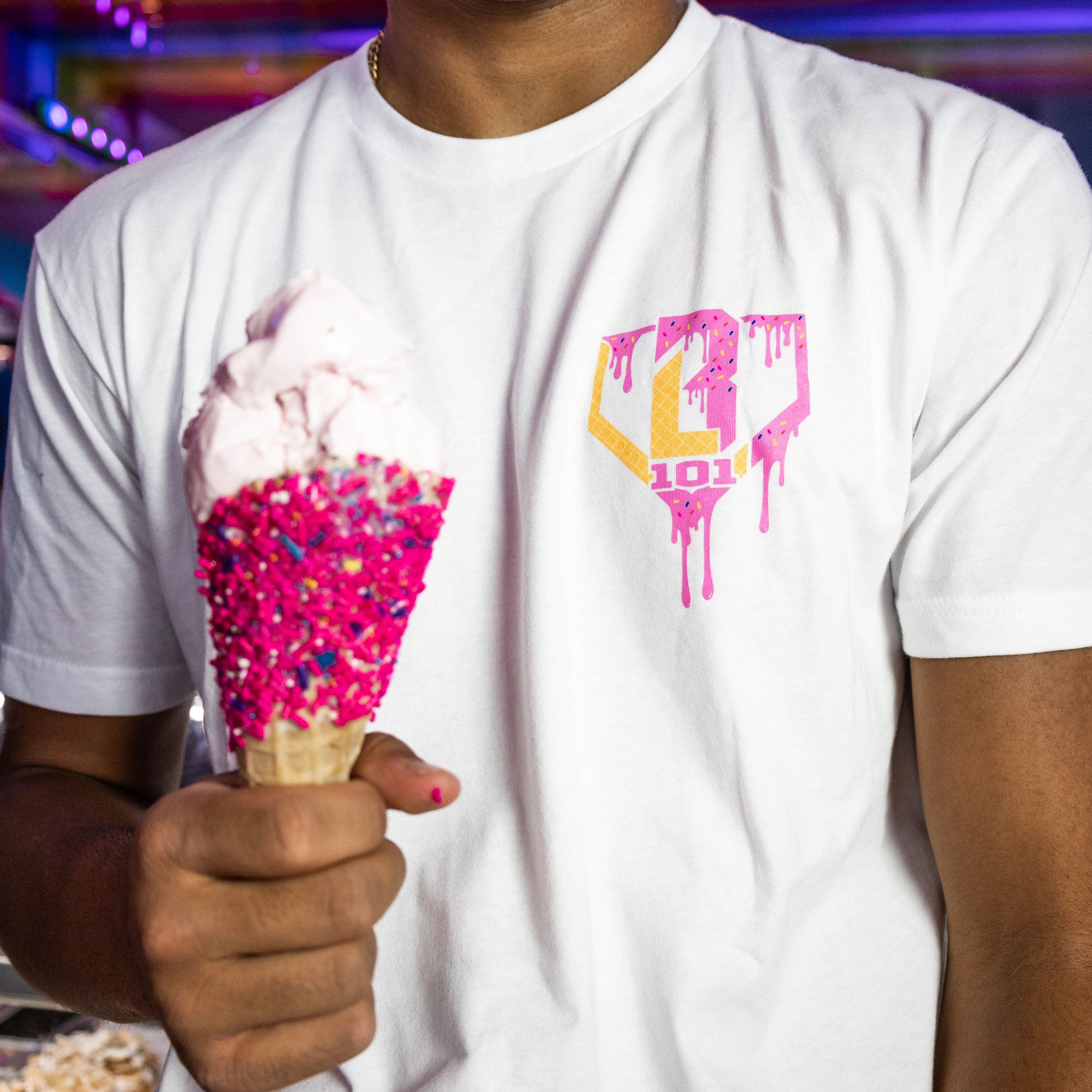Ice Cream Tee - Strawberry – Baseball Lifestyle 101