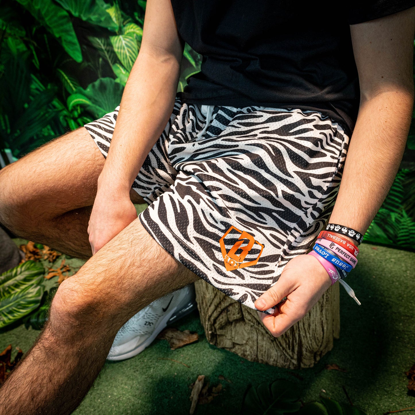 White Tiger Youth Shorts