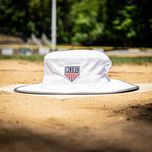USA Bucket Hat - White