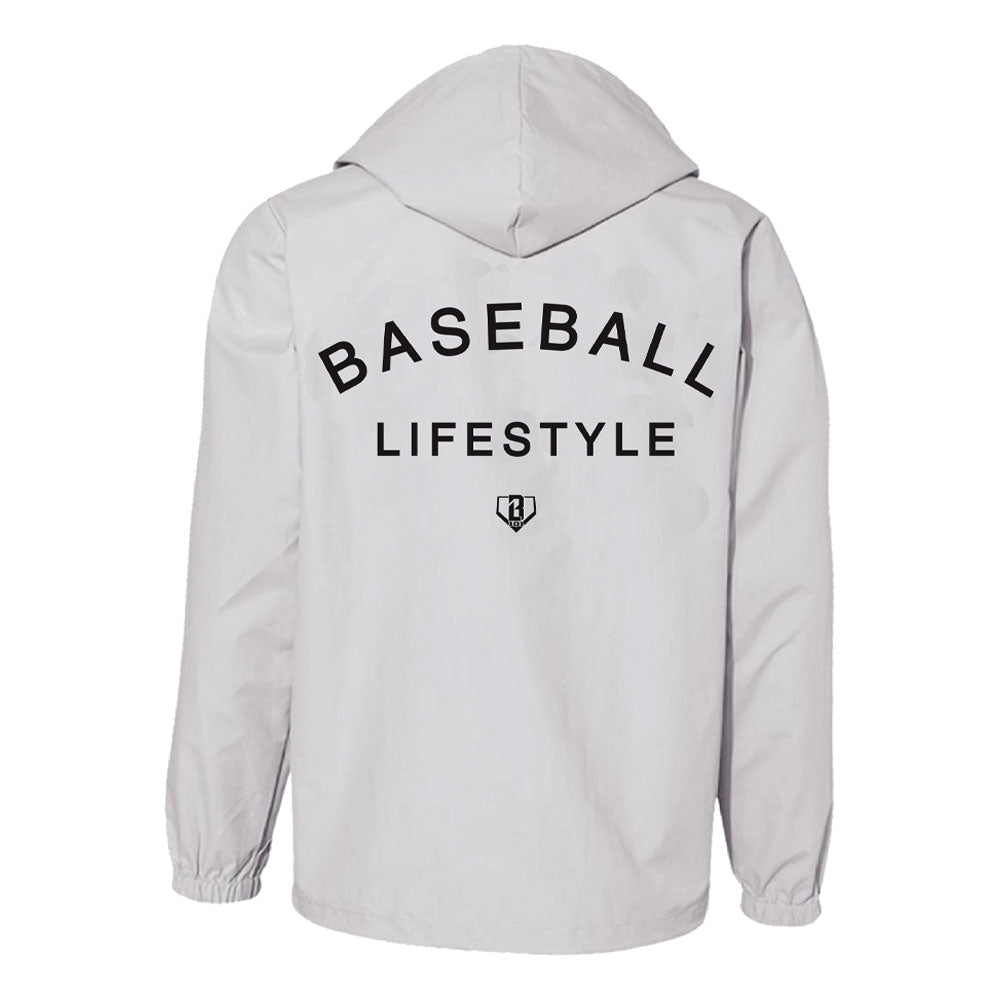 baseball jacket, baseball windbreaker, ghost windbreaker