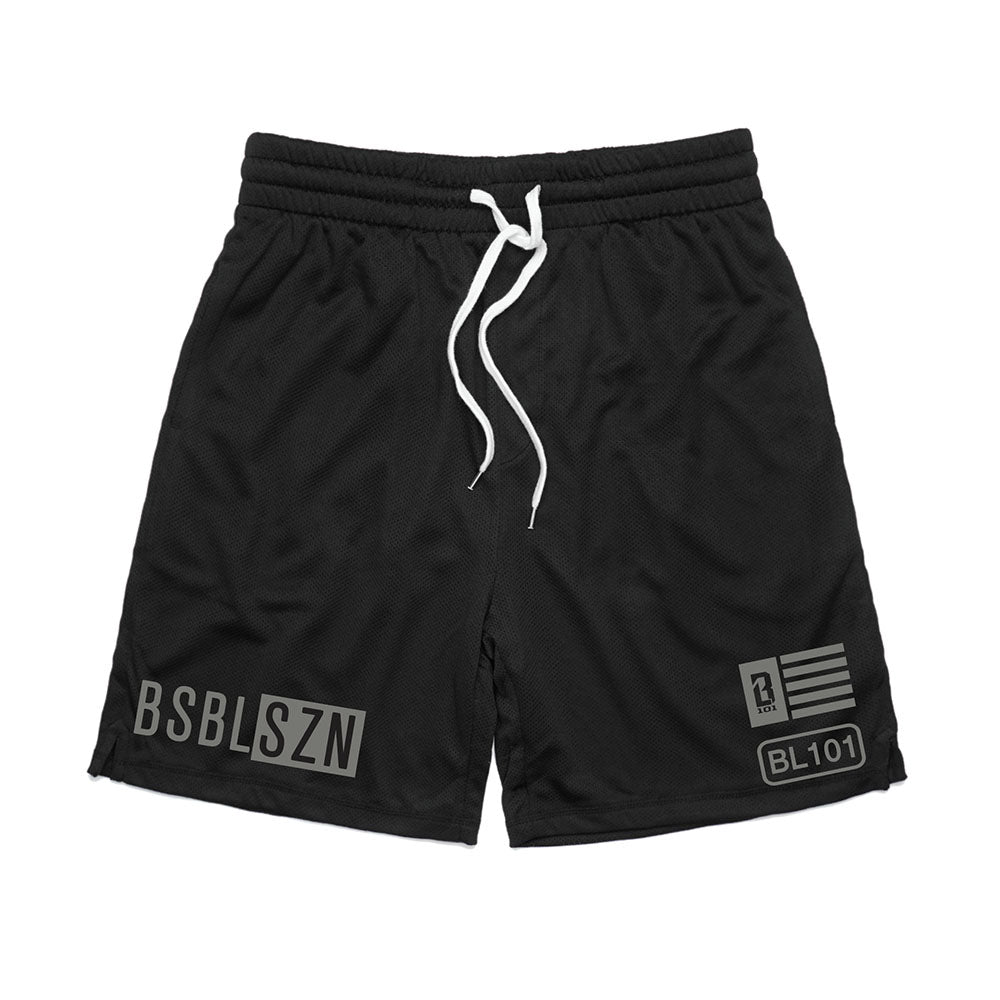 BSBL-SZN Shorts Black/Smoke Gray