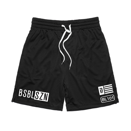 BSBL-SZN Shorts Black/White