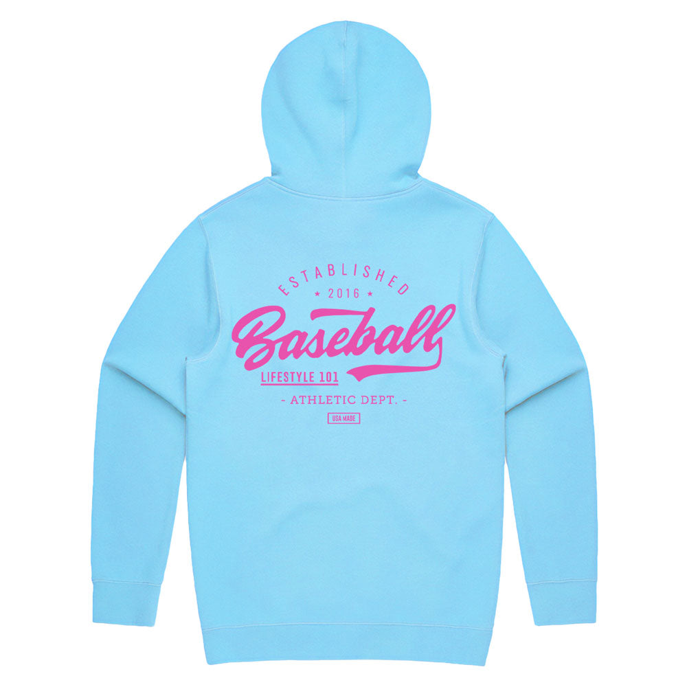 baseball lifestyle hoodie, cotton candy hoodie