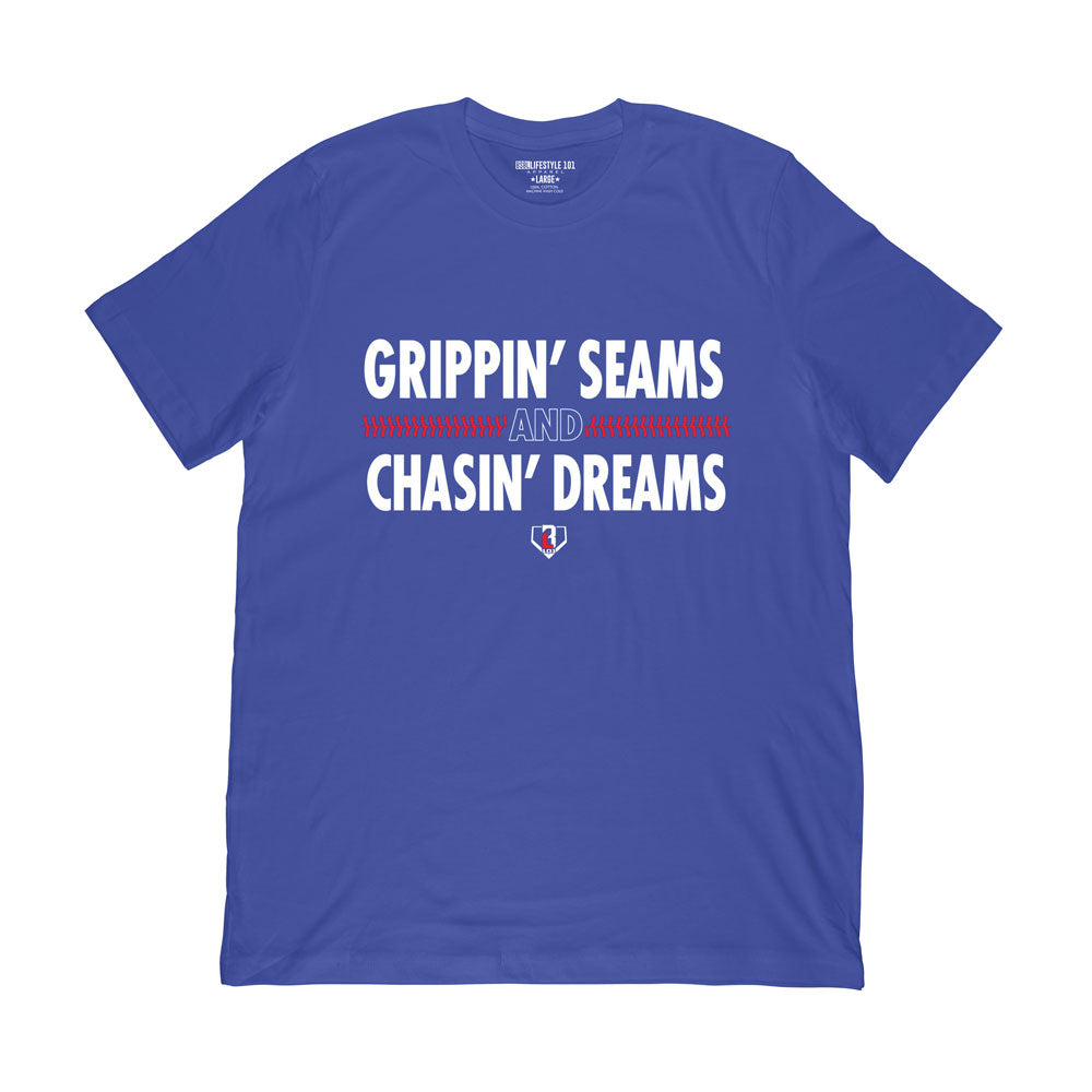 Grippin Seams tee, baseball tshirt