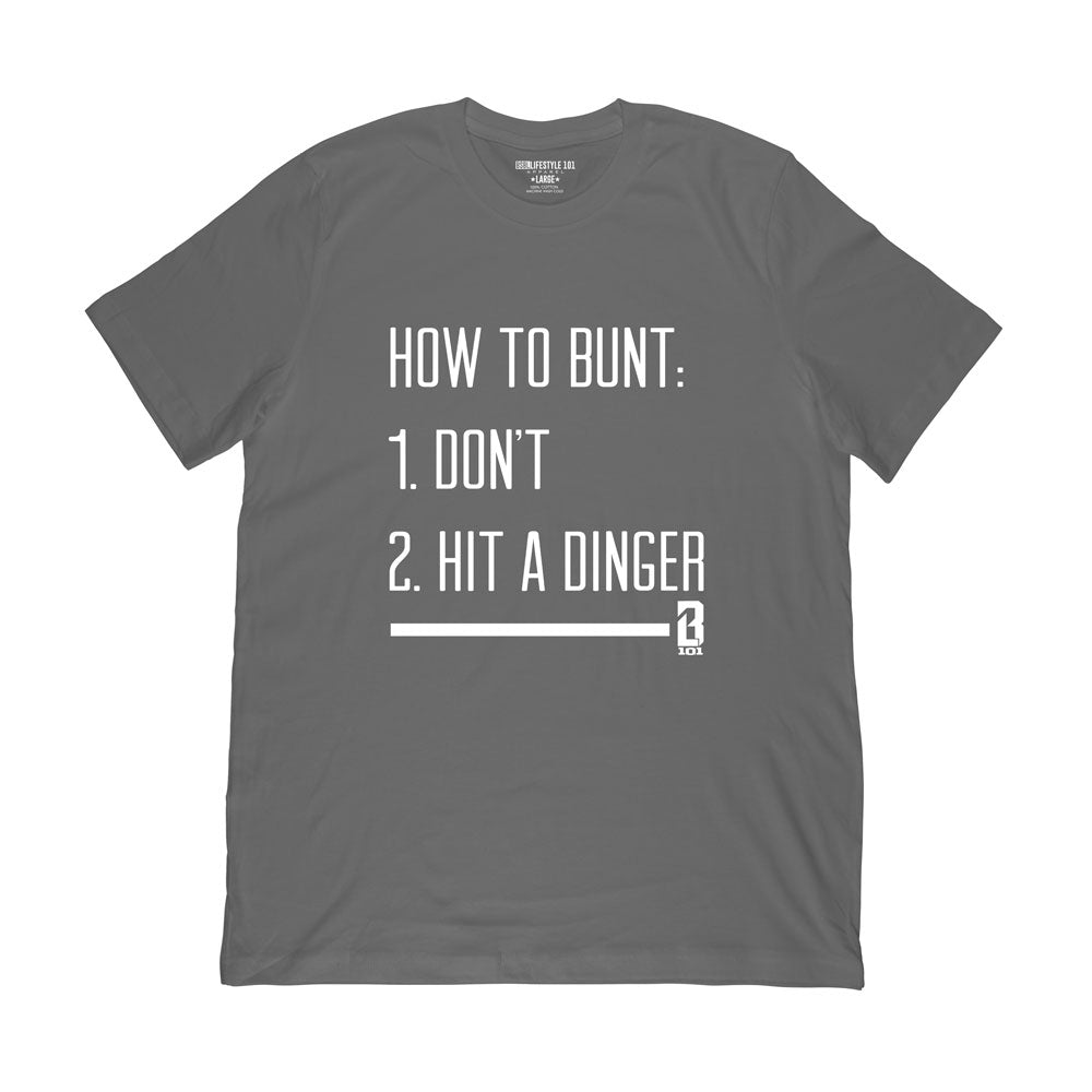 How to bunt tshirt, how to bunt, baseball tshirt